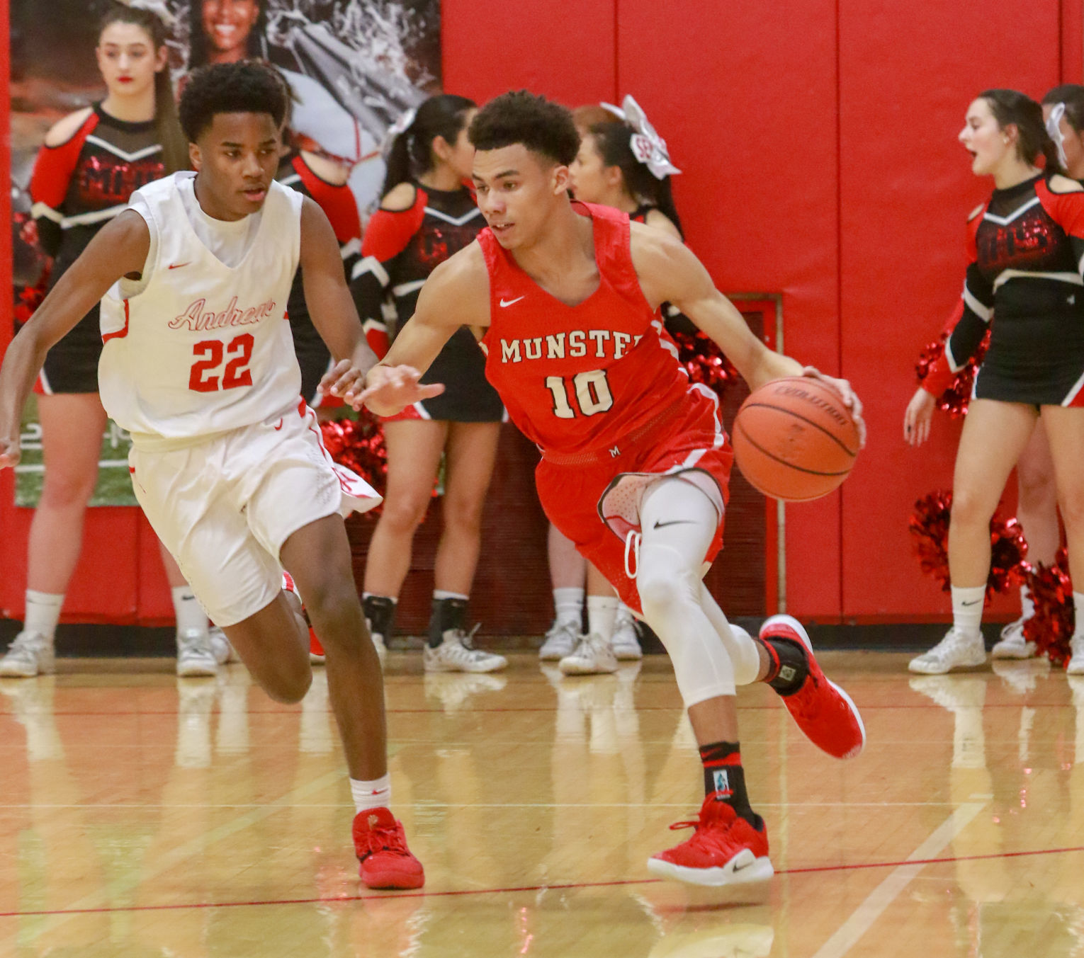Deshon Burnett, Andrean, basketball